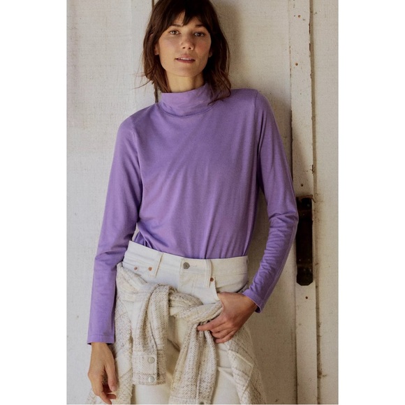 Anthropologie SET OF TWO COLORS Amy Turtleneck Tops NWT’s Size Large - Picture 5 of 13